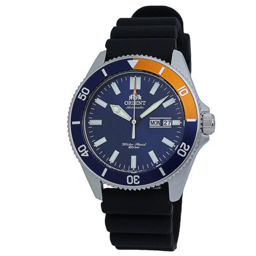 Orient Diver Automatic Blue Dial Silicone Men`s Watch RA-AA0916L
