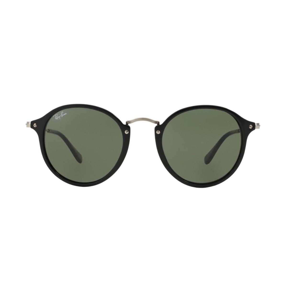 Ray-ban Round Fleck RB 2447 Black/G-15 Classic Green 901 Sunglasses