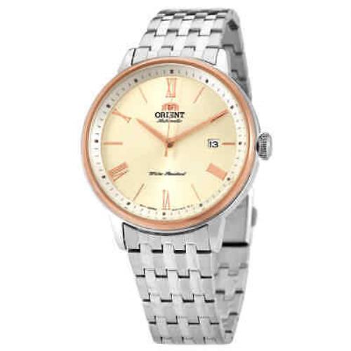 Orient Contemporary Automatic Champagne Dial Men`s Watch RA-AC0J01S10B