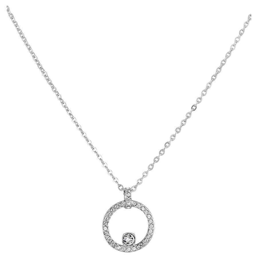 Swarovski Women`s Pendant with Chain Creativity Circle Shape Crystals 5198686