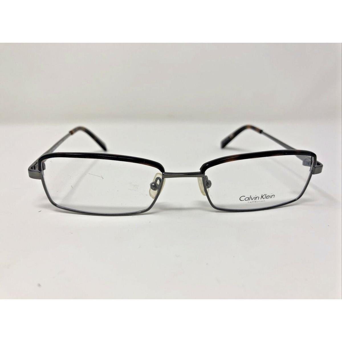 Calvin Klein Eyeglasses Frame CK7349 033 52-17-135 Silver/tortoise Full Rim OI69