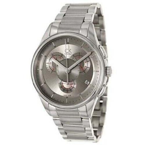 Calvin Klein K2A27193 Men`s 45mm Chronograph Quartz Watch