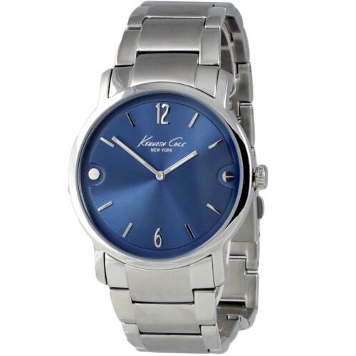 Kenneth Cole York Men`s Bracelet Collection Blue Dial Watch KC3929