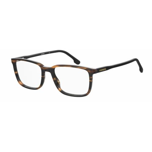 Carrera 254 0EX4 Brown Horn Rectangle Men`s Eyeglasses
