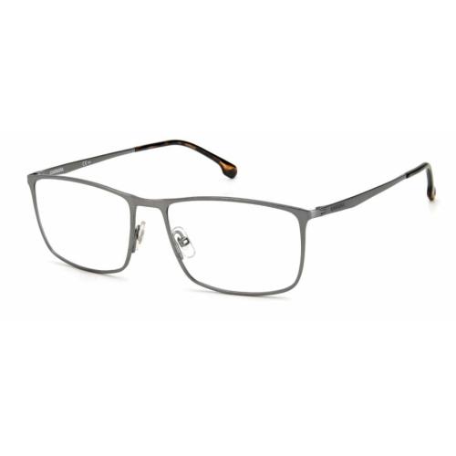 Carrera 8857 0R80 Semi Matte Dark Ruthenium Rectangle Men`s Eyeglasses