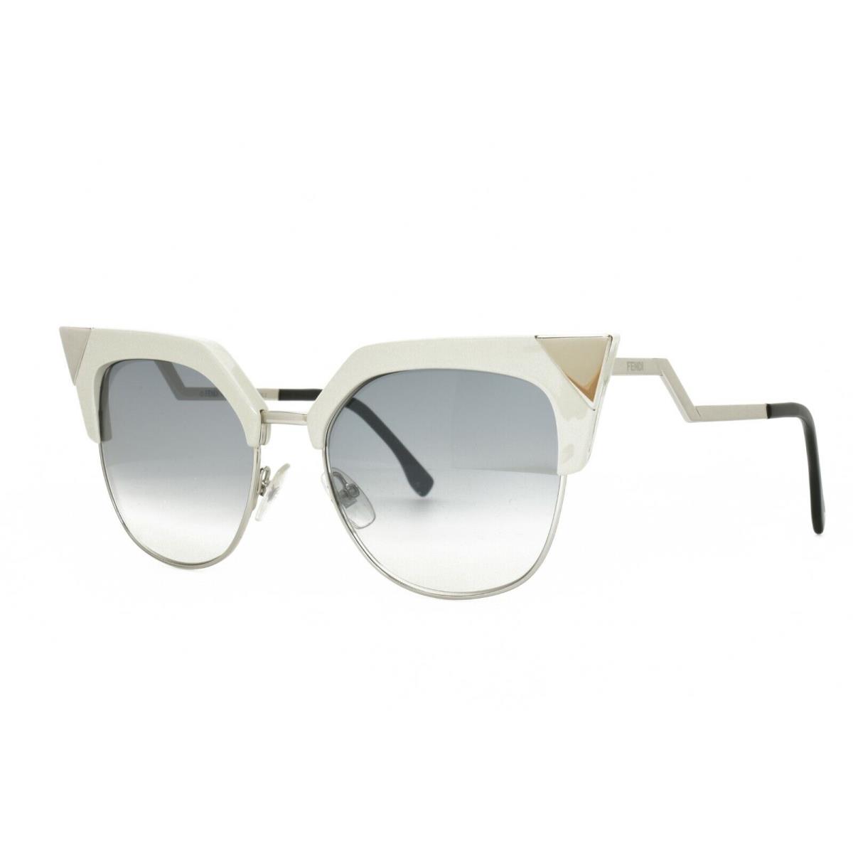 Fendi 0149/S Off White Palladium Sunglasses 54-18-140 - Frame: Beige, Lens: Gray