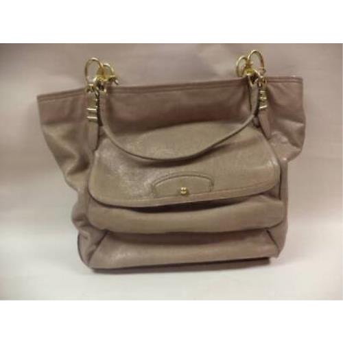 Coach Kristin Pinnacle Leather Purse / Tote B4/FAWN 19385 SR