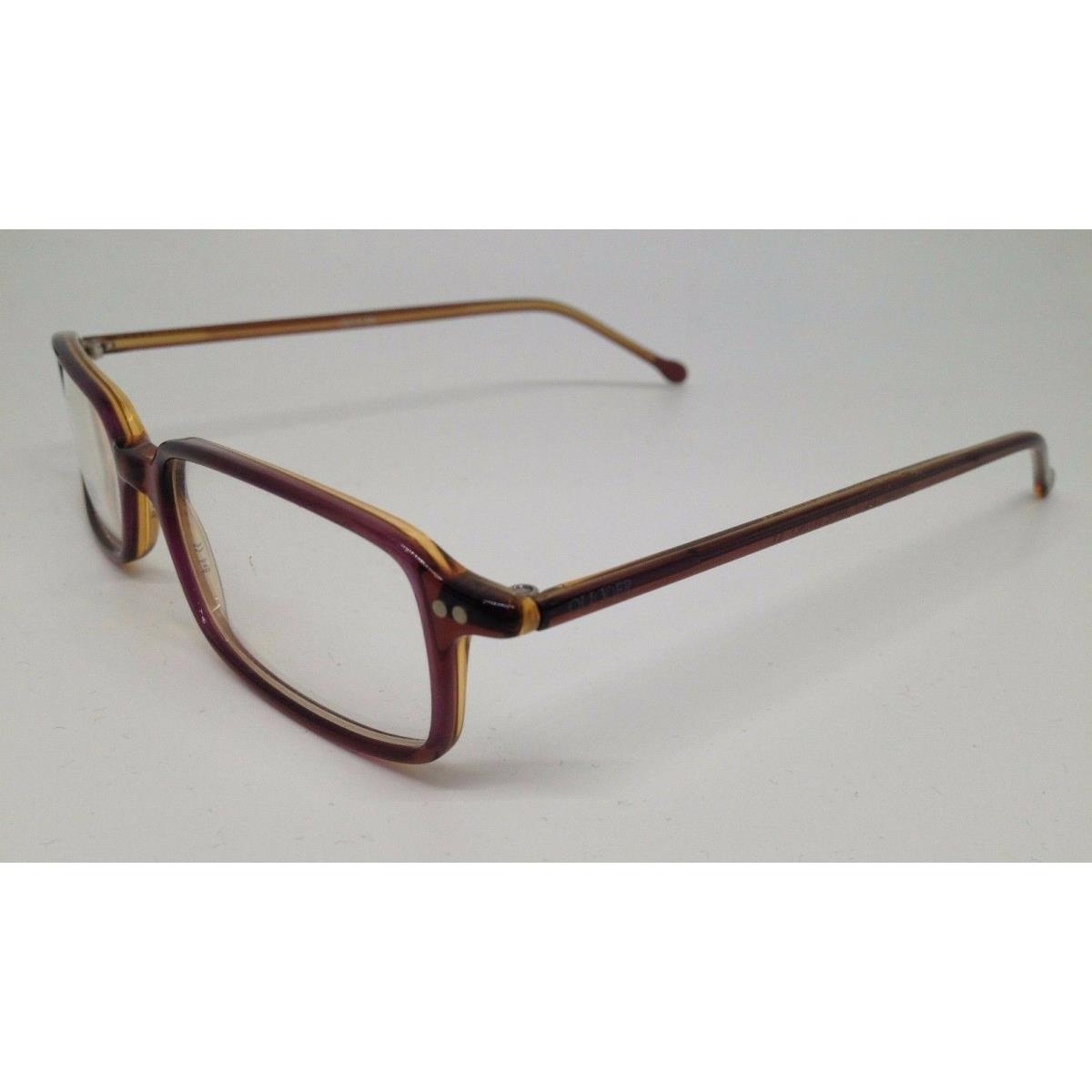 Oliver Peoples OL 31 Brown 1ZF Plastic Eyeglasses Frame 50-16-145 Italy