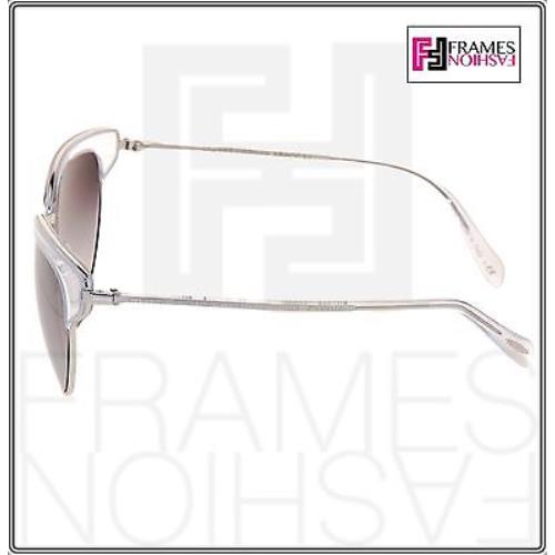 Oliver Peoples sunglasses  - Silver Clear Frame, Grey Pink Silver Lens 2
