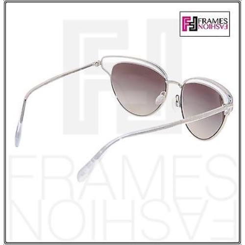 Oliver Peoples sunglasses  - Silver Clear Frame, Grey Pink Silver Lens 4