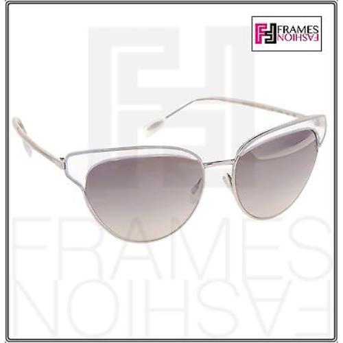 Oliver Peoples sunglasses  - Silver Clear Frame, Grey Pink Silver Lens 5