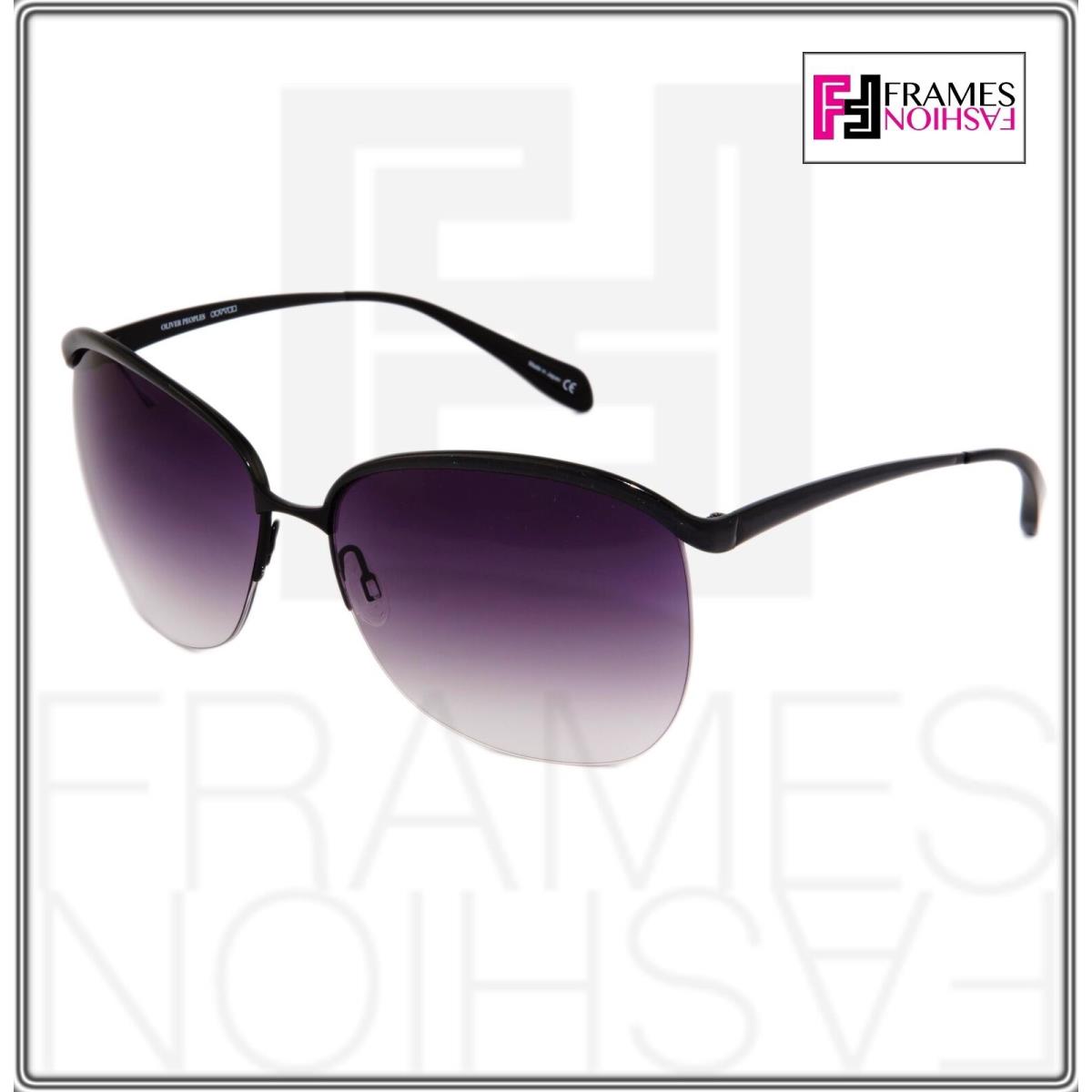 Oliver Peoples sunglasses  - Black Frame, Purple Lens 7