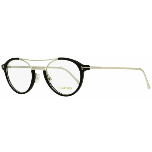 Tom Ford Oval Eyeglasses FT5515 005 49 Black/palladium 49mmOptical Frame