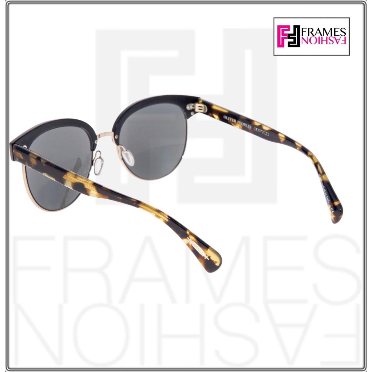 Oliver Peoples sunglasses  - 5222/6G , Matte Black Havana Frame, Grey Silver Lens 1