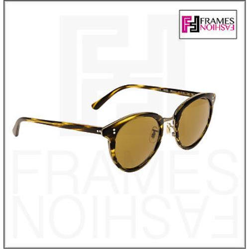 Oliver Peoples sunglasses  - 1003/53 , Brown Cocobolo Frame, Gold Lens 3