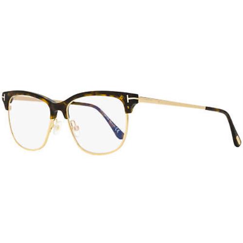 Tom Ford Blue Block Eyeglasses TF5546B 052 Havana/gold 54mm FT5546 ...