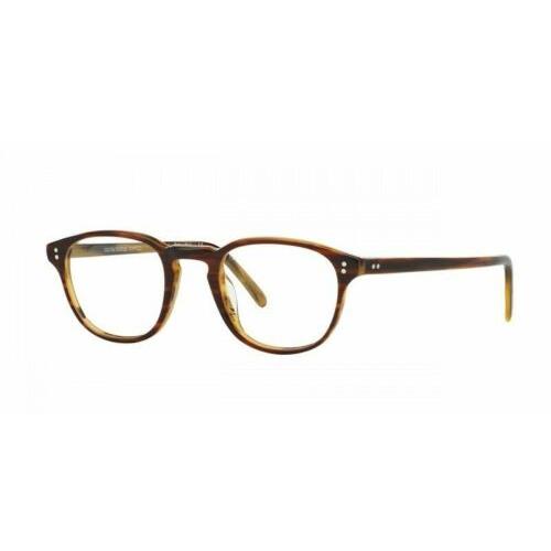 Oliver Peoples OV 5219 1310 Fairmont Amaretto Stripped Havana Eyeglasses - Frame: Amaretto Tortoise/Striped Honey, Lens: Clear