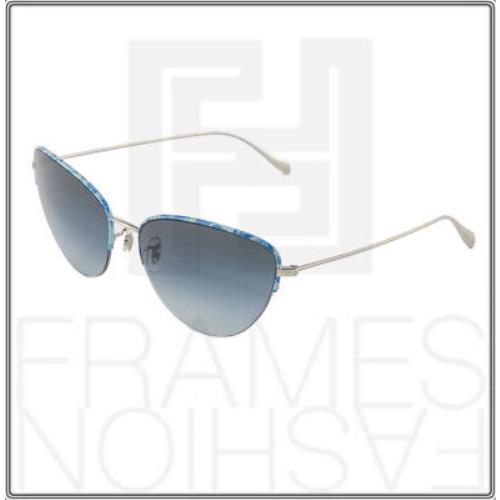 Oliver Peoples 1133 Kiley OV1133 Metal Sunglasses Silver Blue Silk Julep  Enamel - Oliver Peoples sunglasses - 827934342477 | Fash Brands