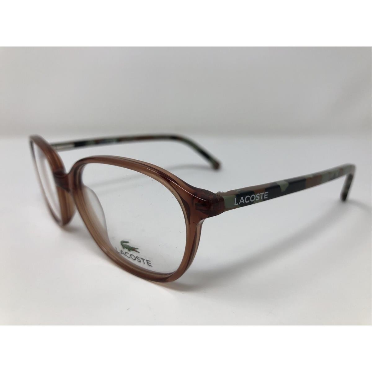 Lacoste Eyeglasses Frames L3613 210 48-17-130 Brown/camo Full Rim NB34