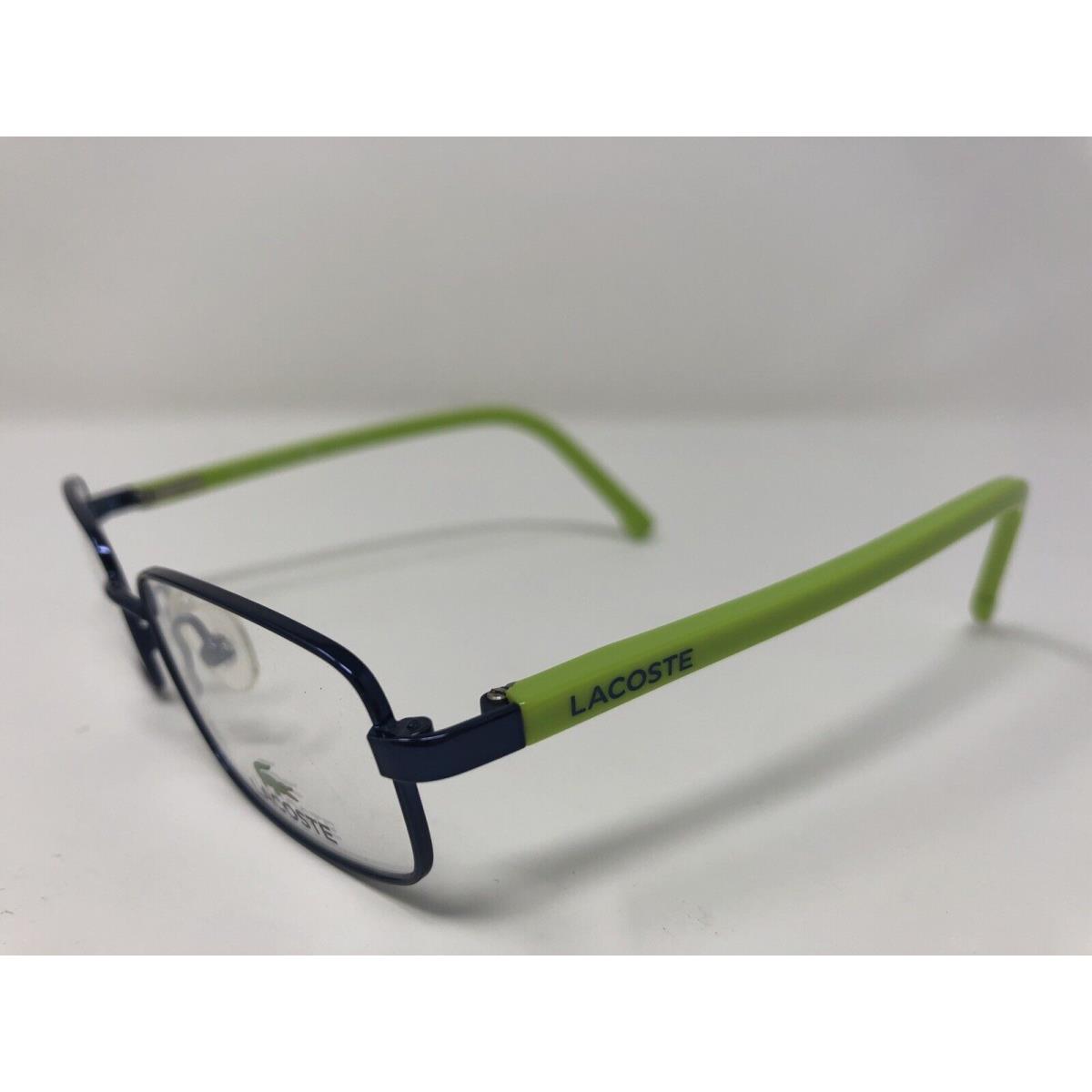 Lacoste Eyeglasses Frames L3101 424 49-16-130 Blue/green Full Rim DT92