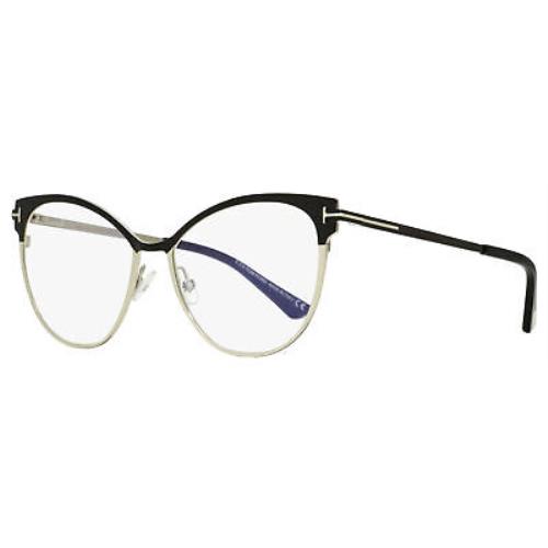 Tom Ford Blue Block Eyeglasses TF5530B 005 Black/palladium 54mm FT5530 - Black/Palladium , Black/Palladium Frame, Clear Lens