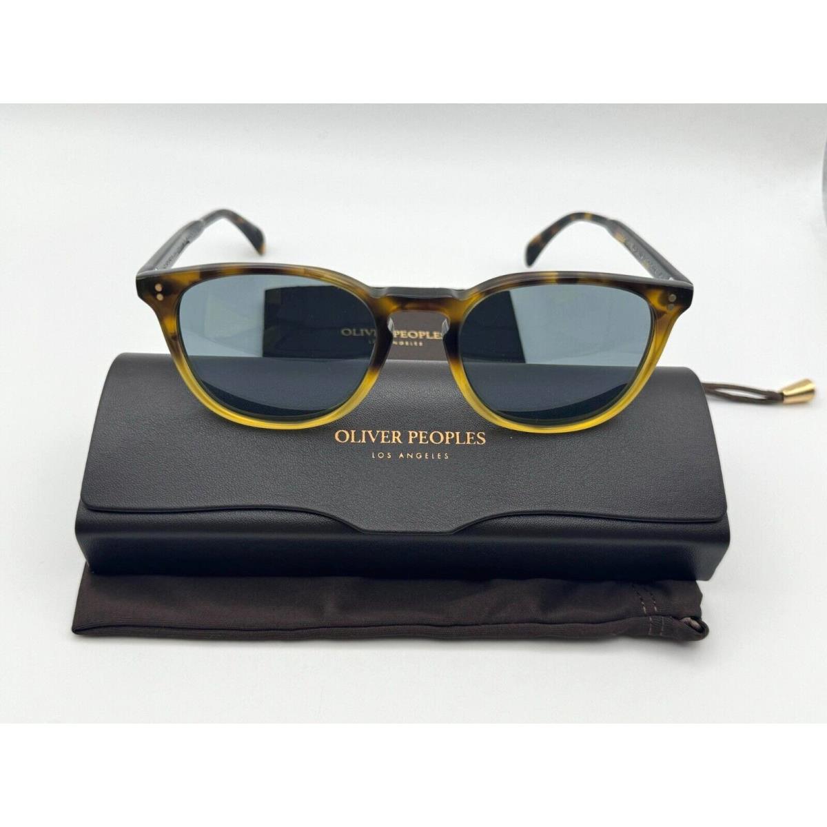 Oliver Peoples Finley Esq. Sun OV5298SU 1409R8 Vintage Brown Tortoise/indigo Pho - Frame: Brown, Lens: Blue