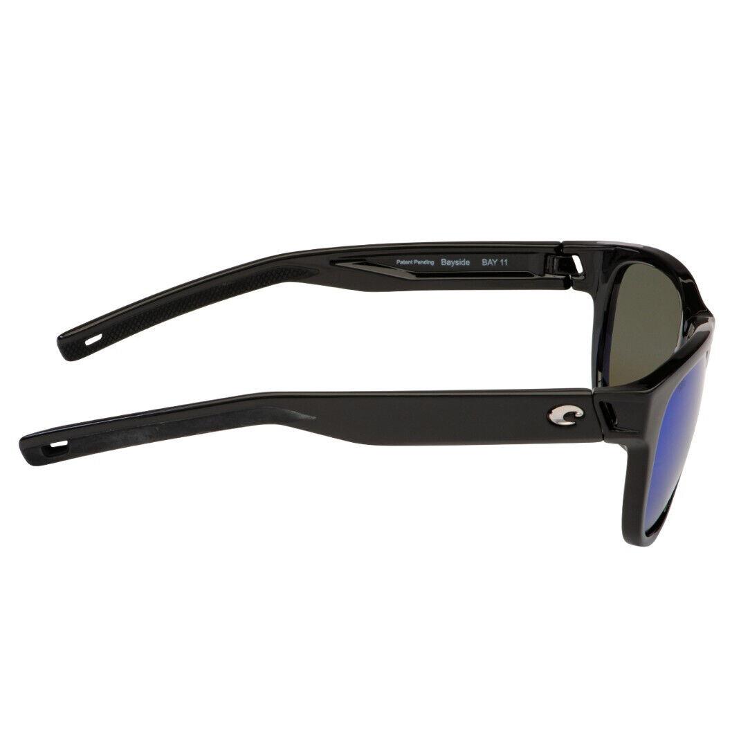 Costa Del Mar sunglasses Bayside - Frame: Shiny Black, Lens: Blue Mirror 580Glass 1