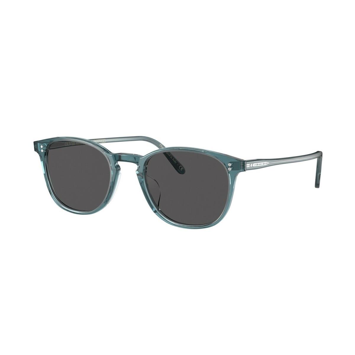 Oliver Peoples Finley Vintage Sun OV 5397SU Washed Teal/carbon Grey Sunglasses - Frame: Washed Teal, Lens: Carbon Grey