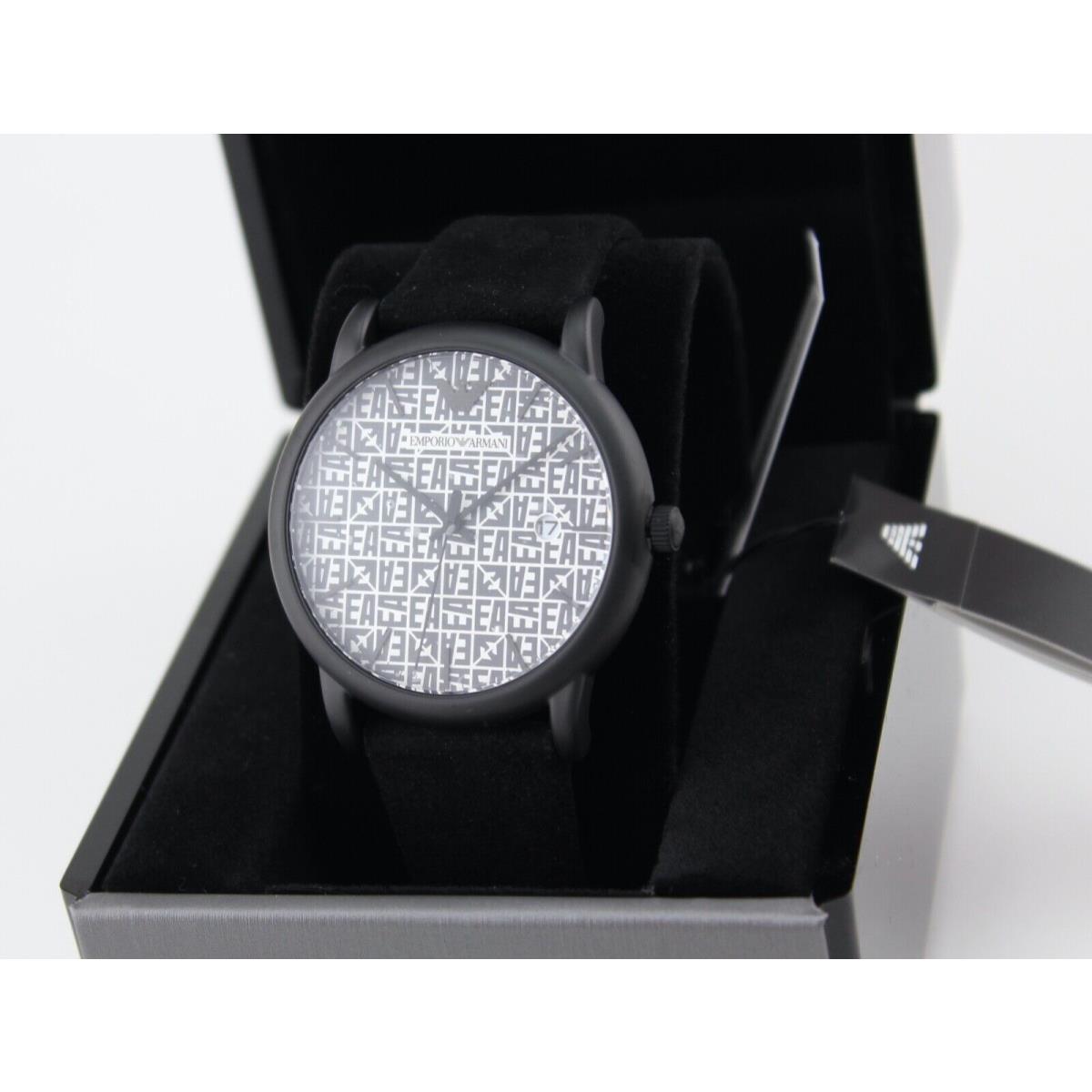 Emporio Armani Luigi Beta Black Gunmetal Grey Men`s AR11274 Watch