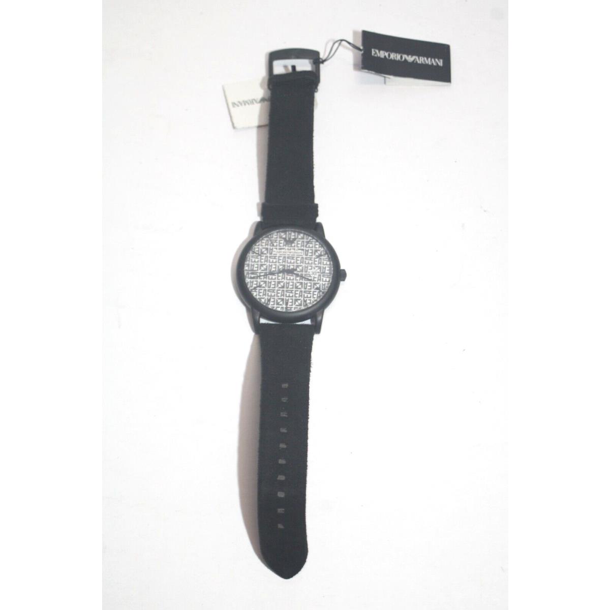 Emporio Armani Luigi Beta Black Gunmetal Grey Men`s AR11274 Watch