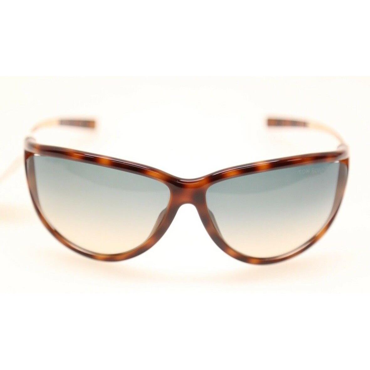 Tom Ford Tammy FT0770 TF770 56W Havana/turquoise Gradient Sunglasses 537 - Frame: Havana, Lens: Turquoise, Manufacturer: