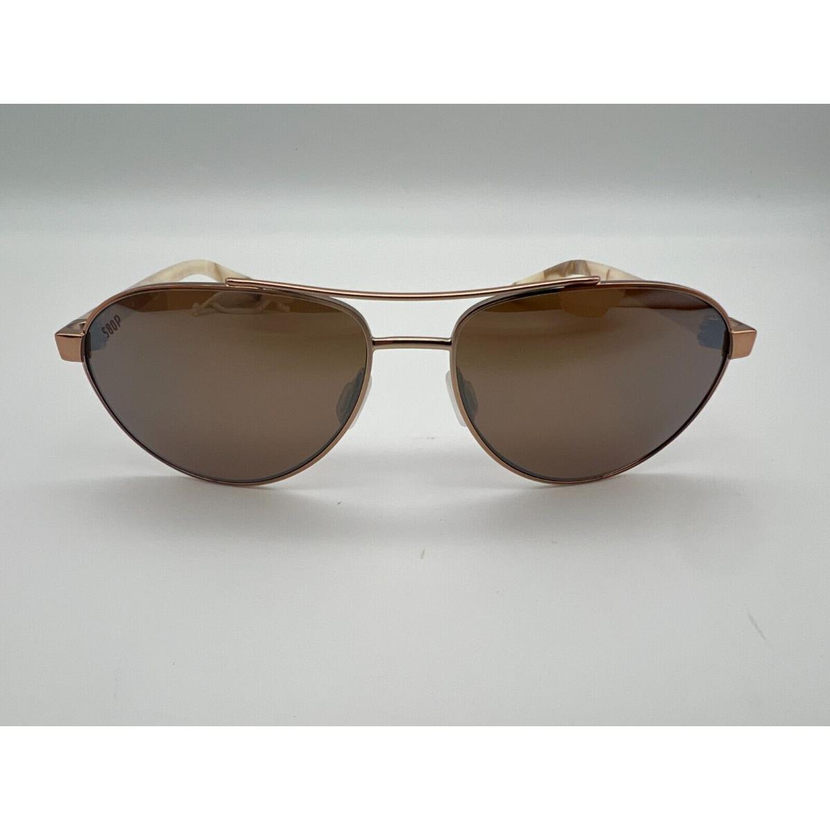 Costa Del Mar Fernandina Polarized Sunglasses Rose Gold / Copper Silver 580P