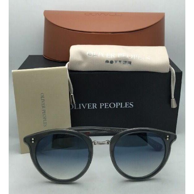 Photochromic Oliver Peoples Sunglasses Spelman OV 5323S 15293F Ash Frame w/ Blue