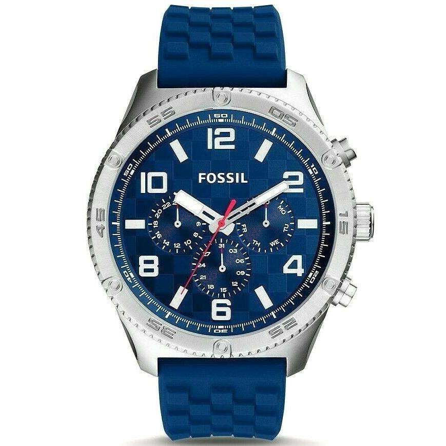 Fossil watch Brox Multifunction - Blue Face, Blue Dial, Blue Band 5