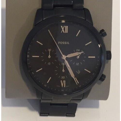 Fossil Men s Watch FS5525 Neutra Chronograph Black Stainless Steel