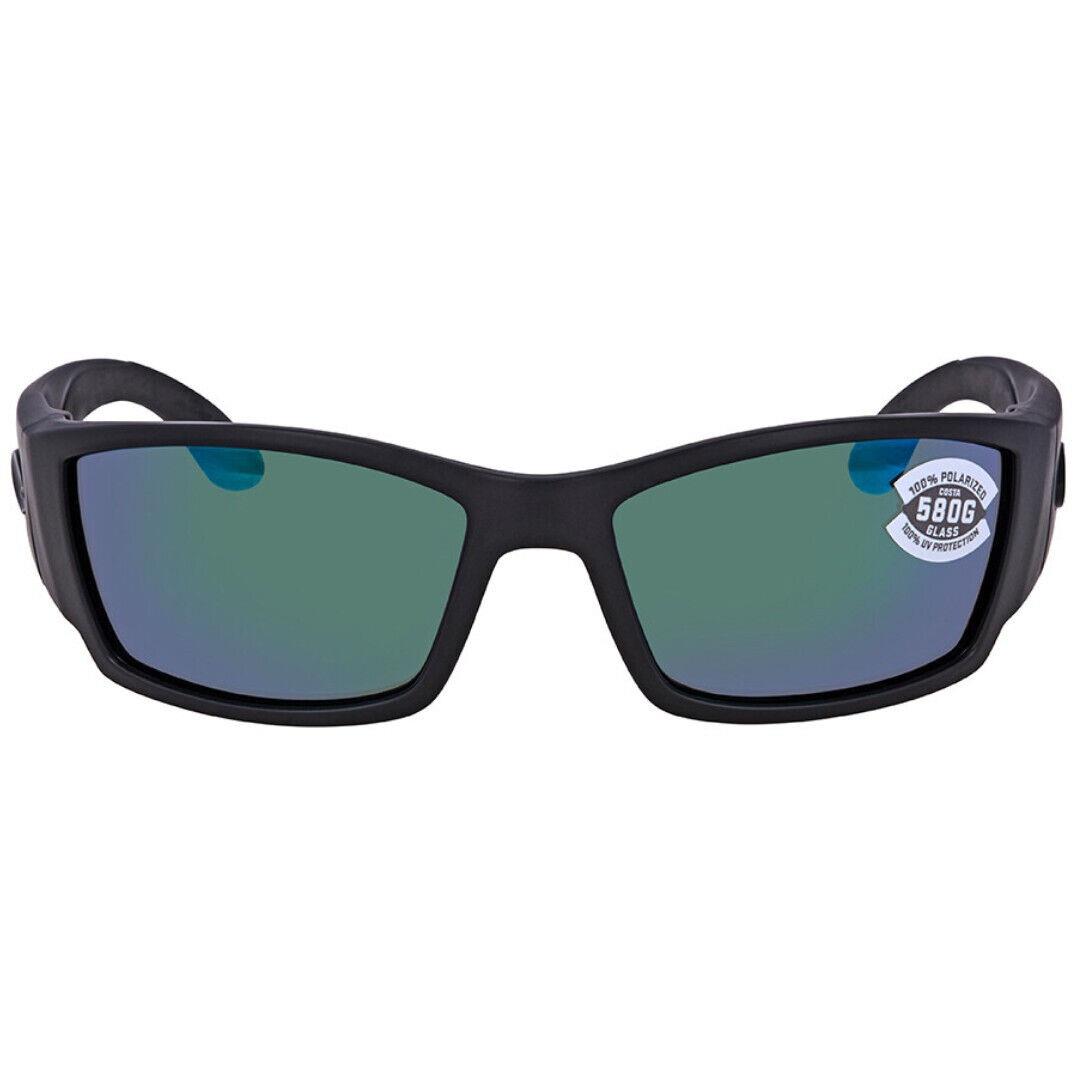 Costa Del Mar Corbina Sunglasses Blackout/green Mirror 580Glass - Frame: Blackout, Lens: Green Mirror 580Glass
