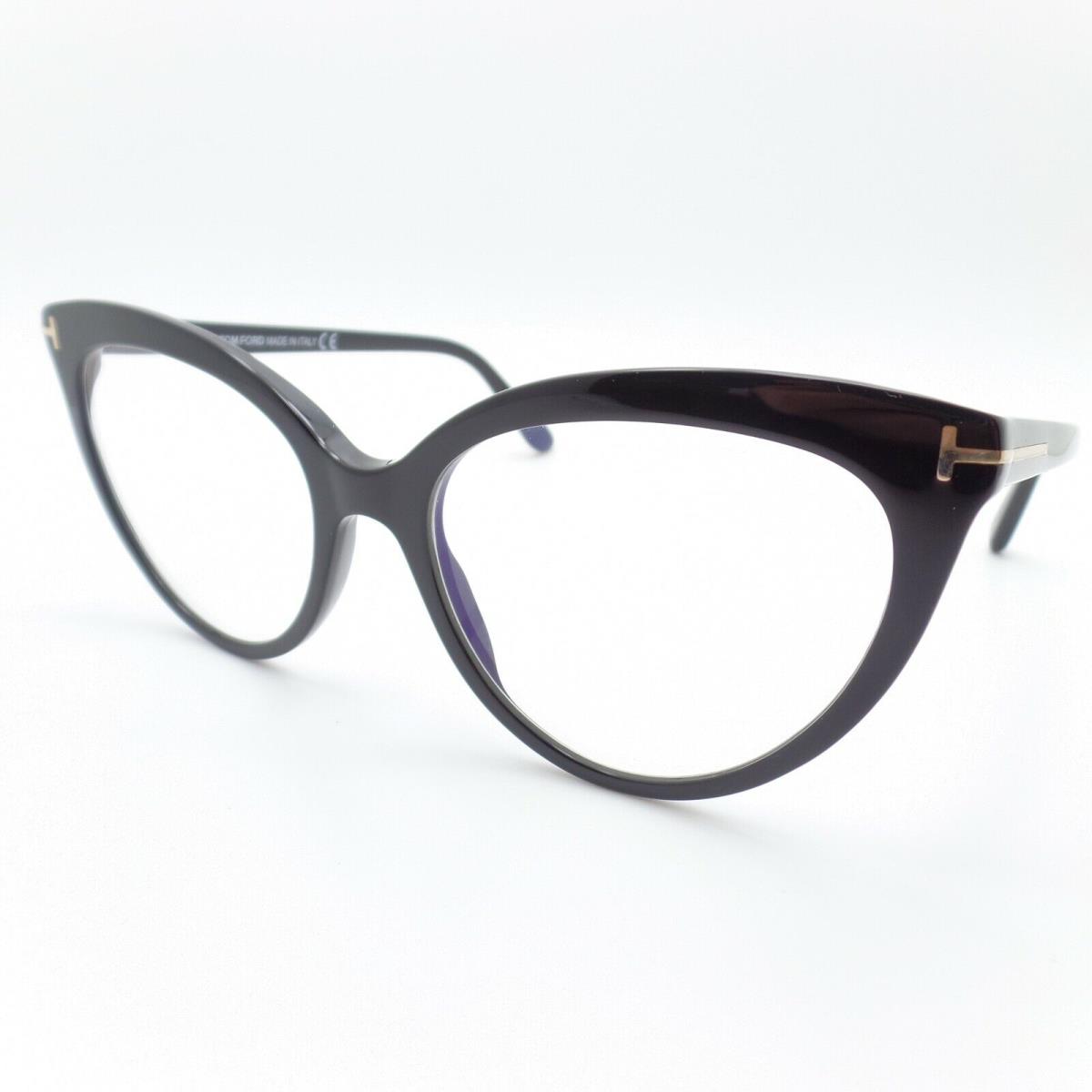 Tom Ford 5674 001 54 Black Eyeglasses Frames Blue Block Lens