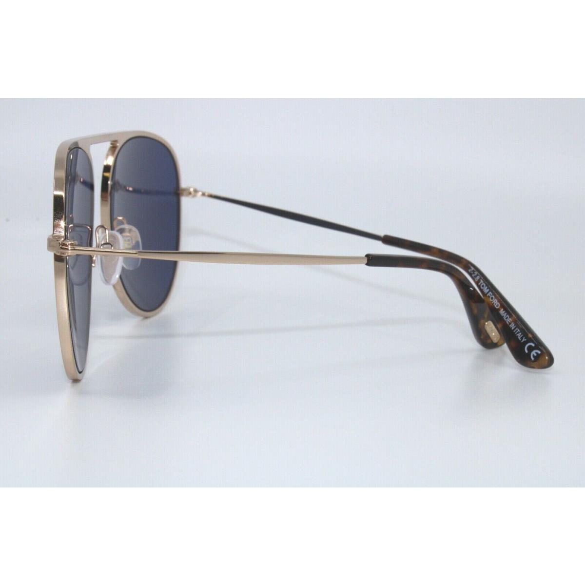 Tom Ford eyeglasses  - LENS- BLUE , SHINY ROSE GOLD Frame 1