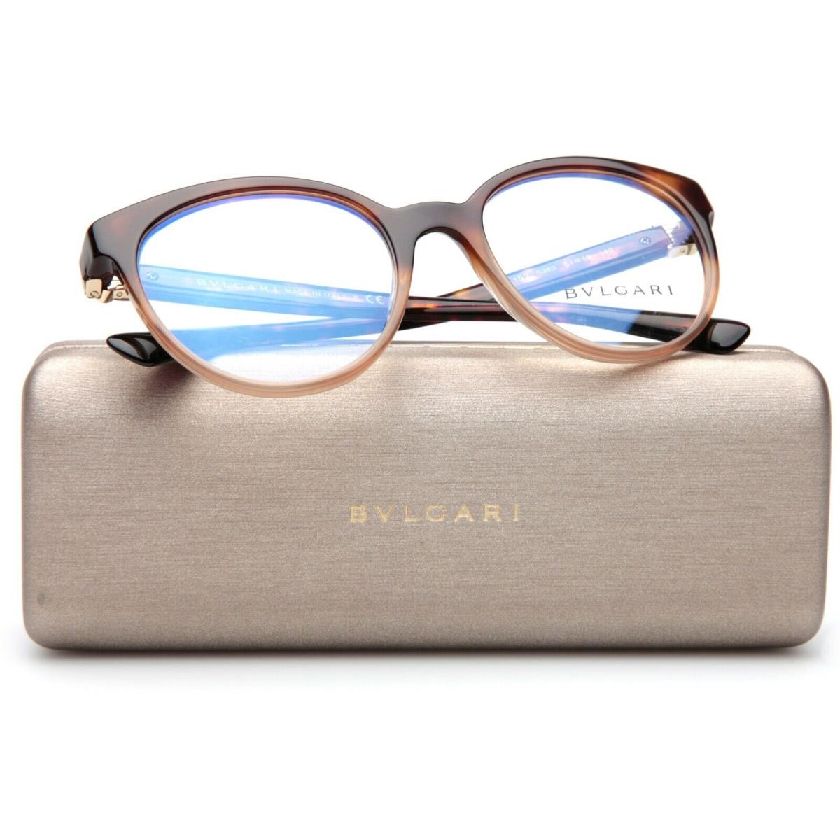 Bvlgari 4152 5362 Brown Eyeglasses Glasses Frame 51 19 140 B44mm Italy Fash Brands