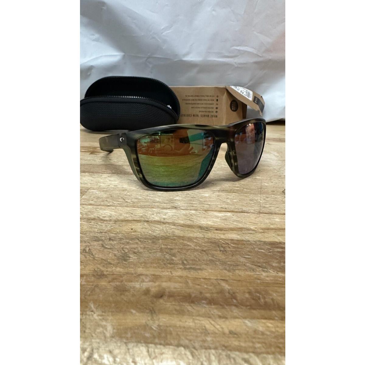 Costa Del Mar Ferg Men`s Wrapped Sunglasses - Matte Reef Frame with