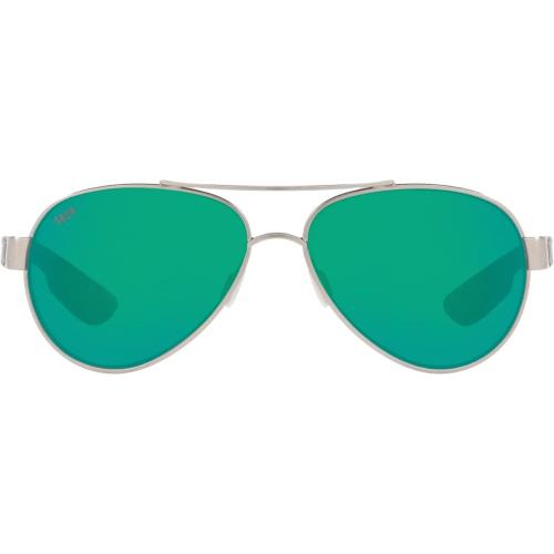 Costa Ocearch Loreto Sunglasses - Polarized - LR278OC OG - Silver W/green Mirror
