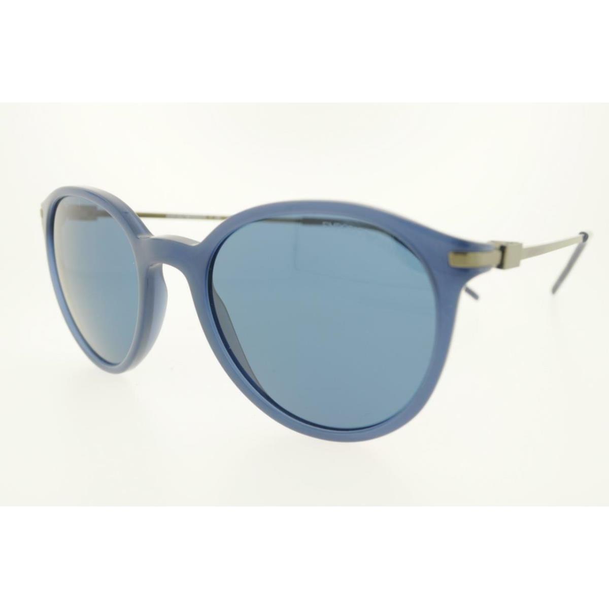 Emporio Armani Sunglasses 4050 538380 50MM Mirror Blue Frame Blue Lenses