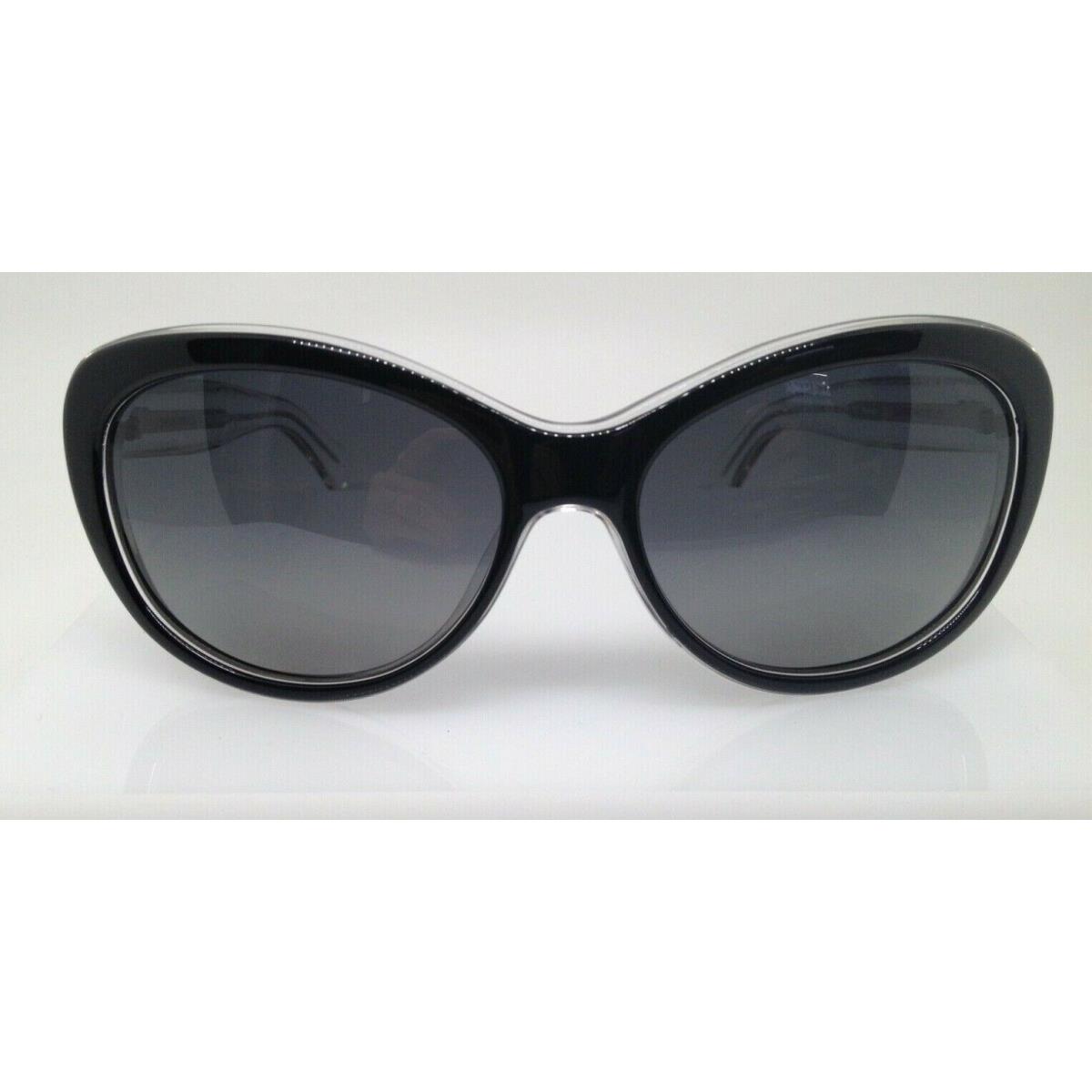 Emporio Armani EA 9873/P/S Black 0S4RV Cat Eye Polarized Sunglasses 57-16-135