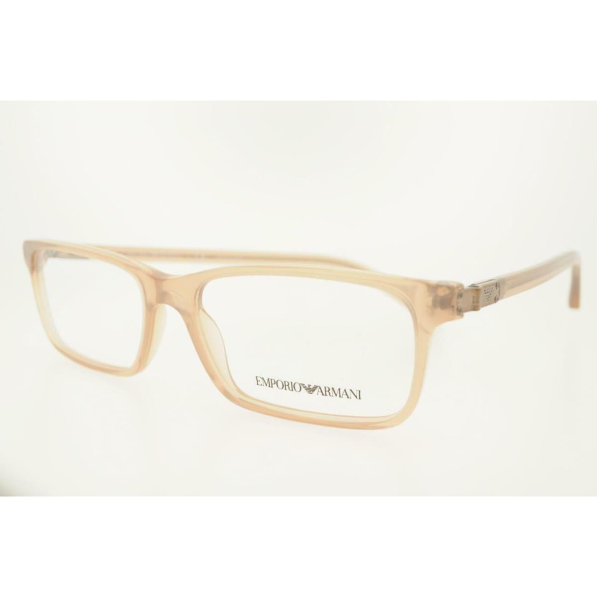 Emporio Armani 3005 5084 53MM Opal Brown Frame Clear Demo Lenses