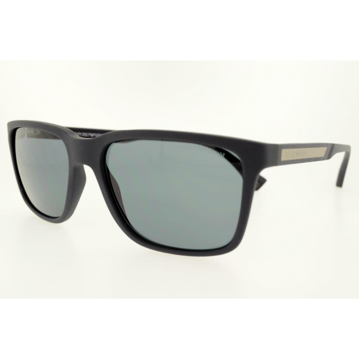 Emporio Armani Sunglasses 4047 506587 56MM Black Frame Grey Lenses