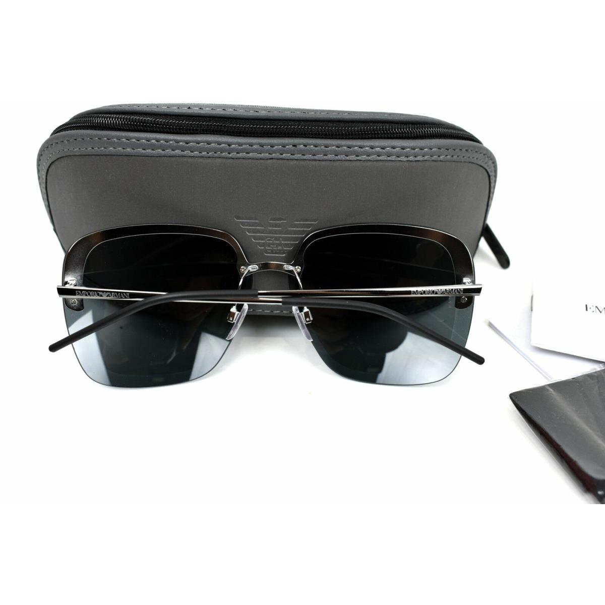 Emporio Armani sunglasses  - Frame: Gunmetal Black, Lens: Mirror Black
