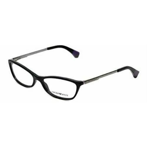 Emporio Armani EA 3014 Eyeglasses 52-16-135 Black 5017 EA3014 ...