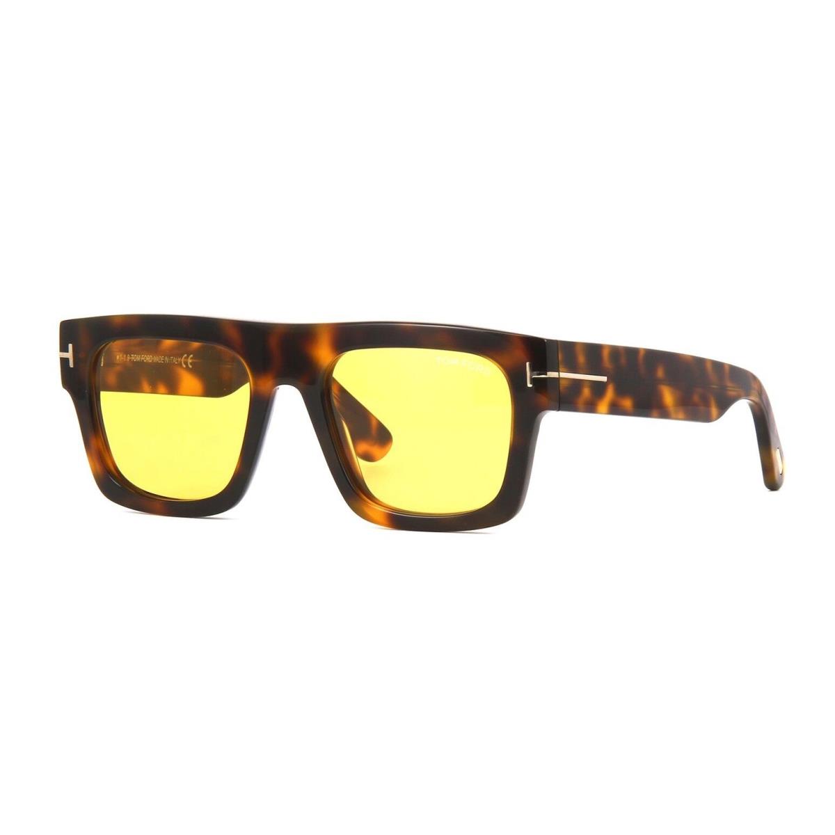 Tom Ford Fausto FT 0711 Havana/brown 56E Sunglasses
