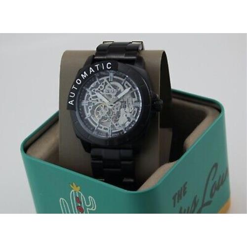 Fossil Privateer Sport Automatic Skeleton Black BQ2426 Mens Watch