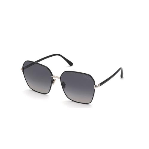 Tom Ford FT 0839 Claudia 01D Palladium Black/gray Polarized Sunglasses